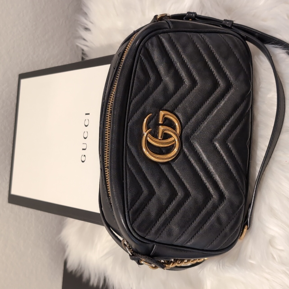 Gucci GG Marmont Small Matelassé crossbody bag